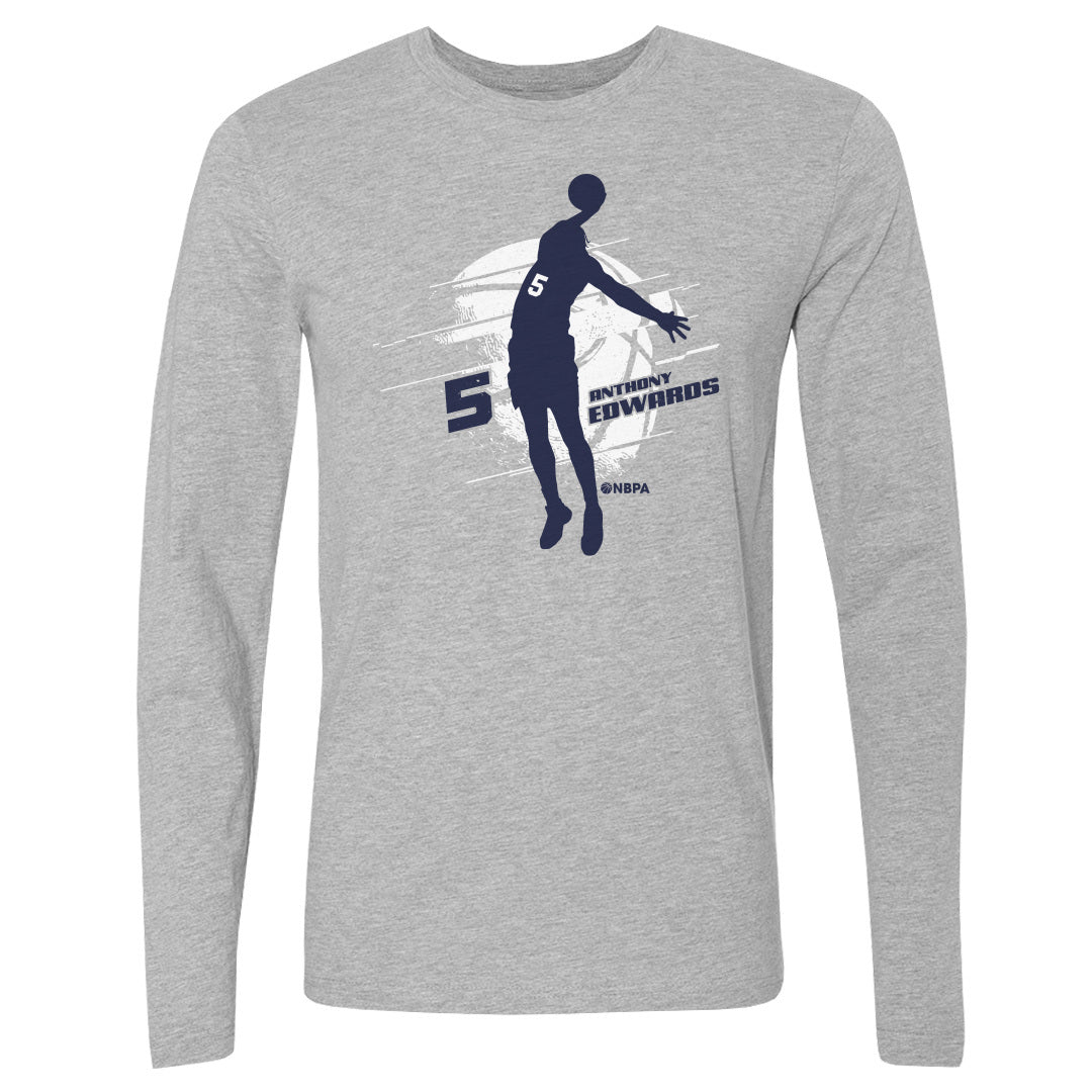 Anthony Edwards Men&#39;s Long Sleeve T-Shirt | 500 LEVEL