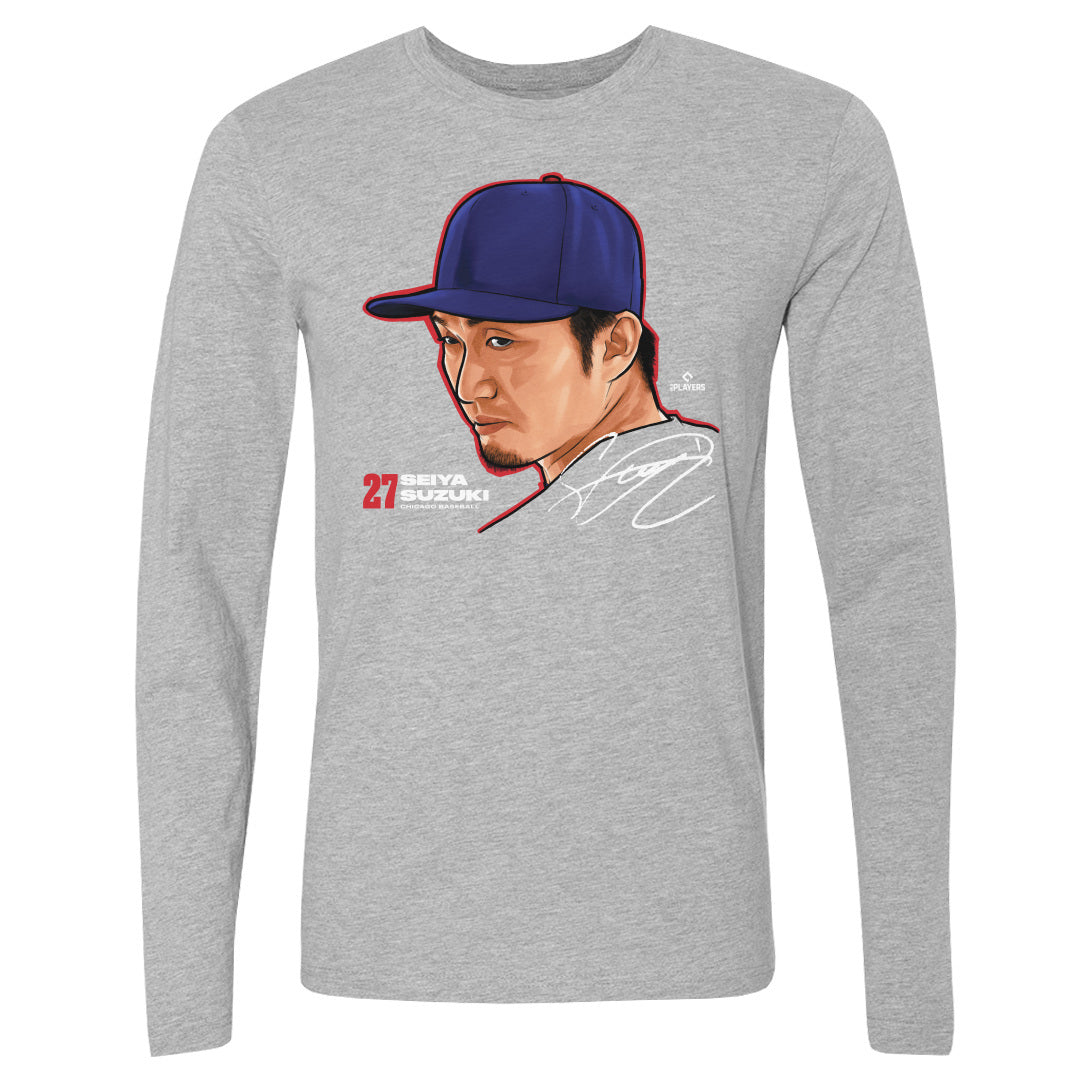 Seiya Suzuki Men&#39;s Long Sleeve T-Shirt | 500 LEVEL