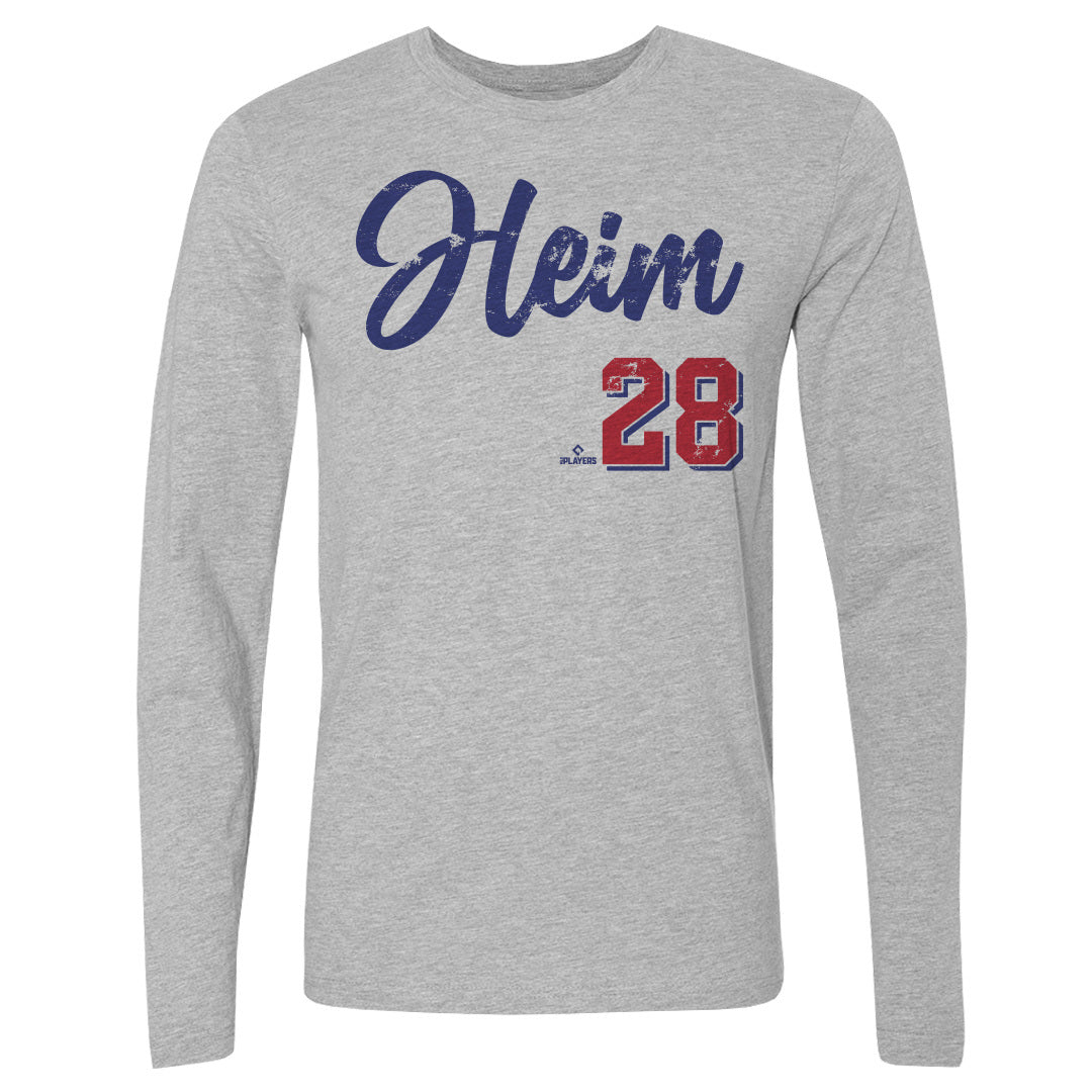 Jonah Heim Men&#39;s Long Sleeve T-Shirt | 500 LEVEL