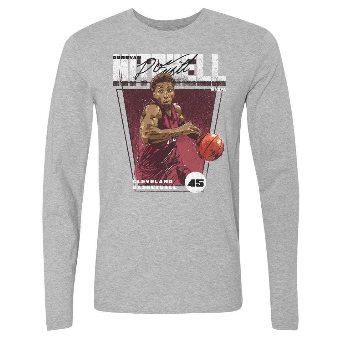 Donovan Mitchell Men&#39;s Long Sleeve T-Shirt | 500 LEVEL