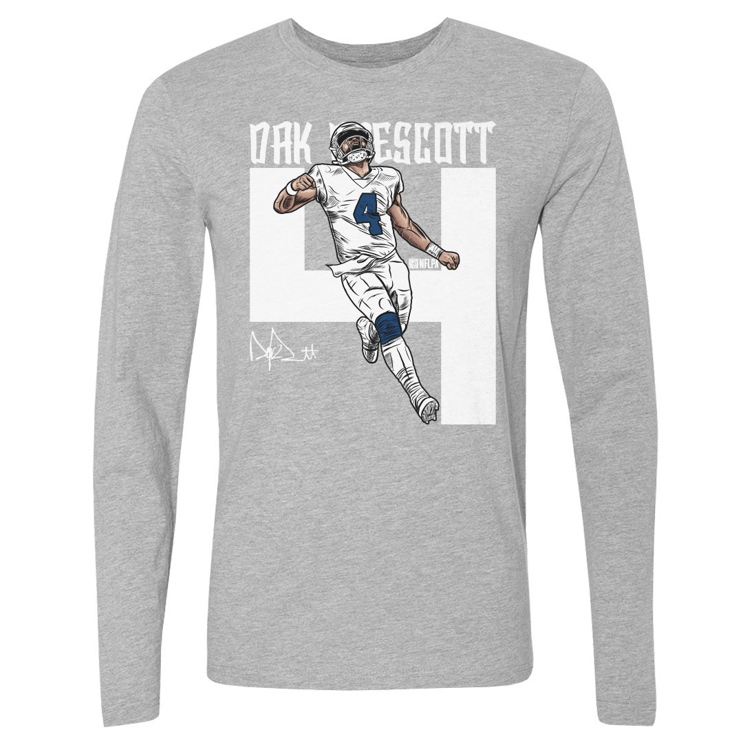 Dak Prescott Men&#39;s Long Sleeve T-Shirt | 500 LEVEL