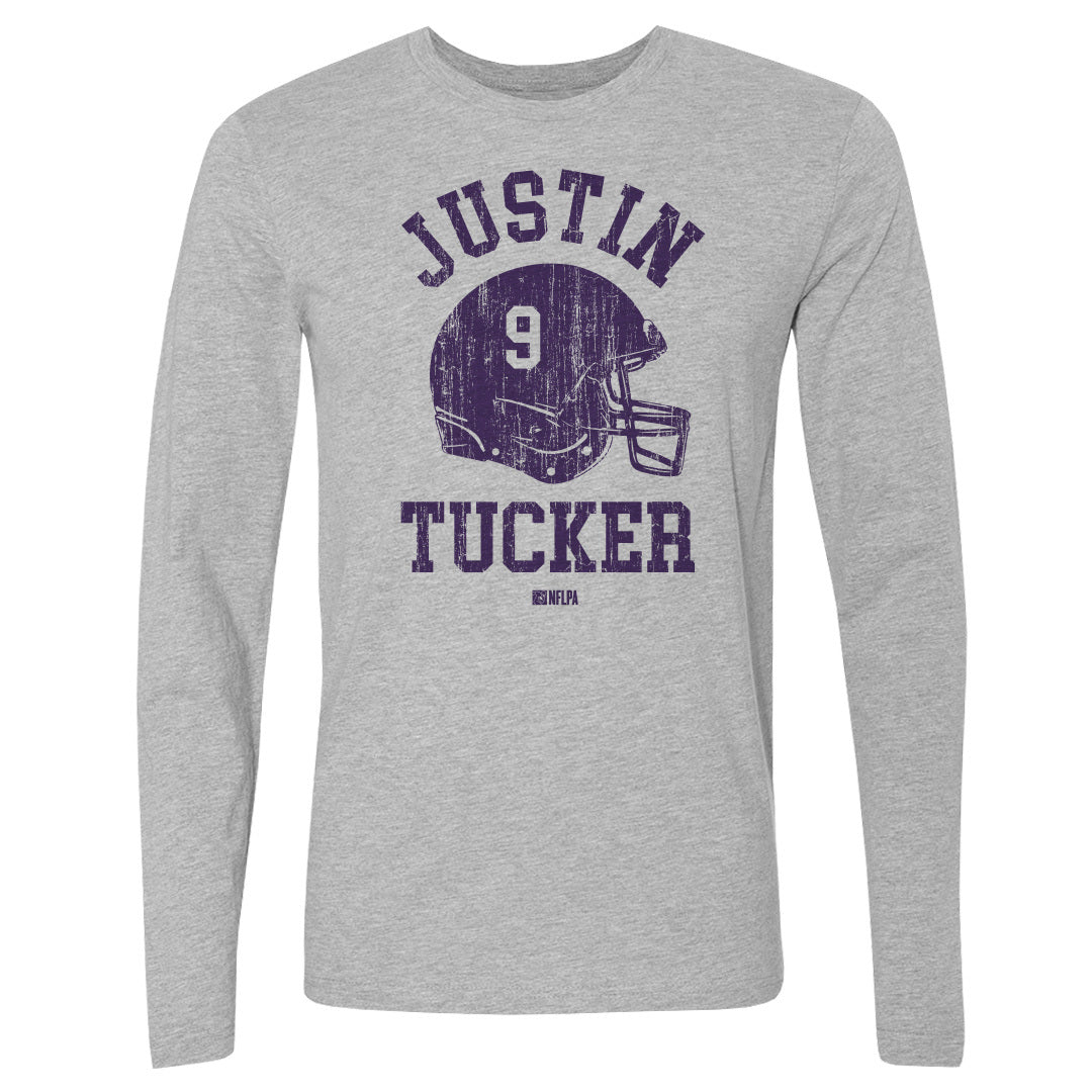 Justin Tucker Men&#39;s Long Sleeve T-Shirt | 500 LEVEL