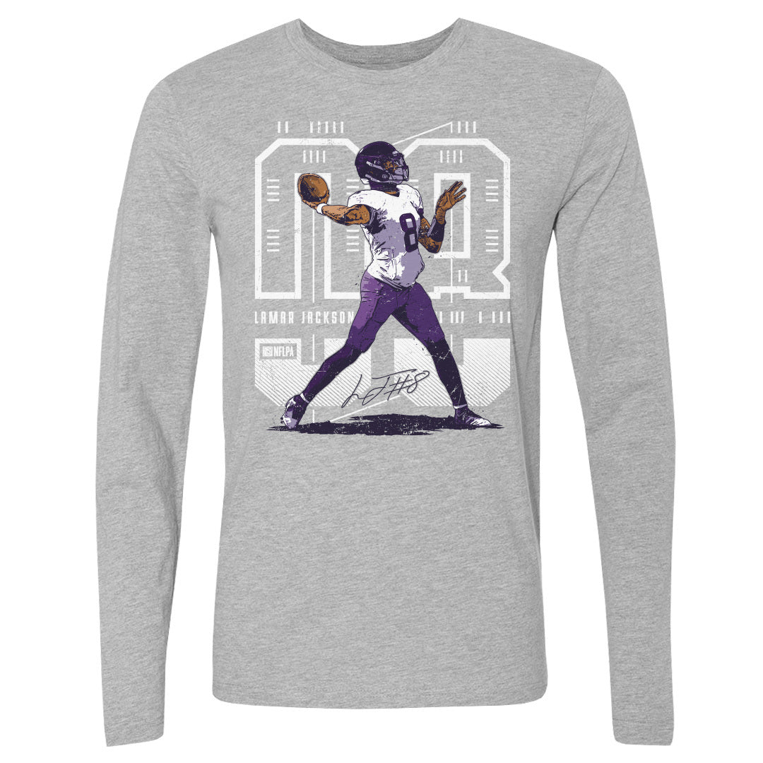 Lamar Jackson Men&#39;s Long Sleeve T-Shirt | 500 LEVEL