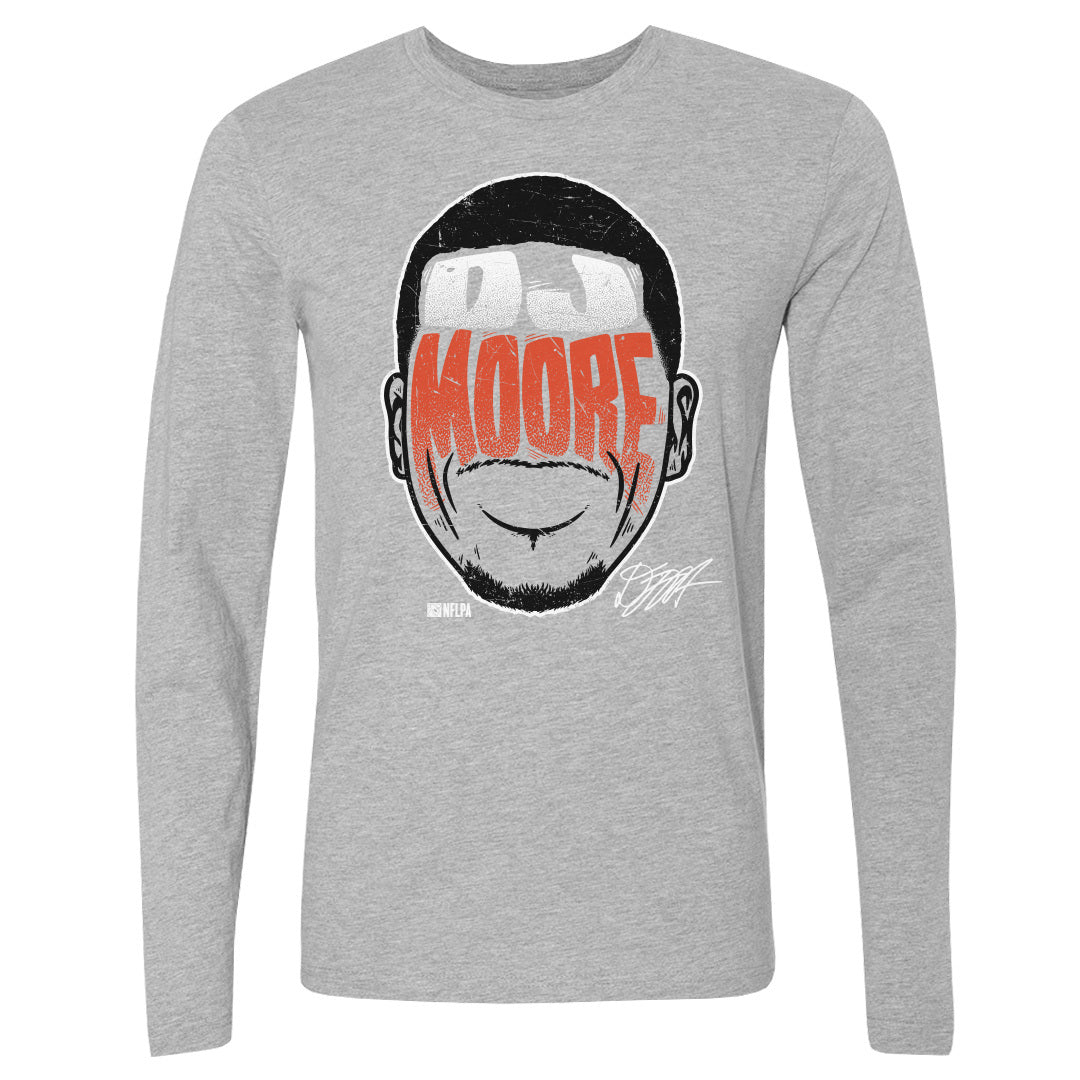 D.J. Moore Men&#39;s Long Sleeve T-Shirt | 500 LEVEL