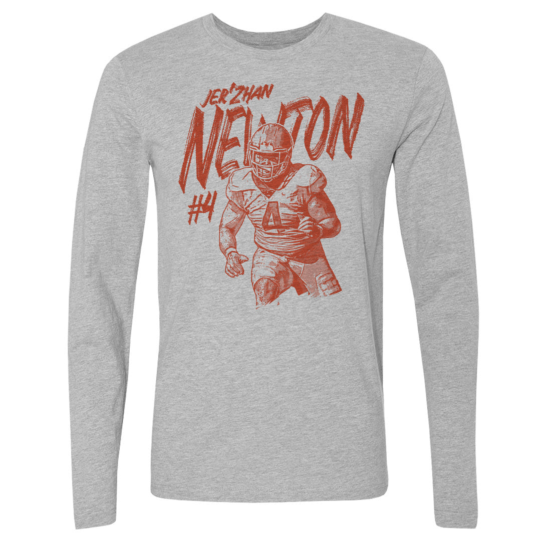 Jer&#39;Zhan Newton Men&#39;s Long Sleeve T-Shirt | 500 LEVEL