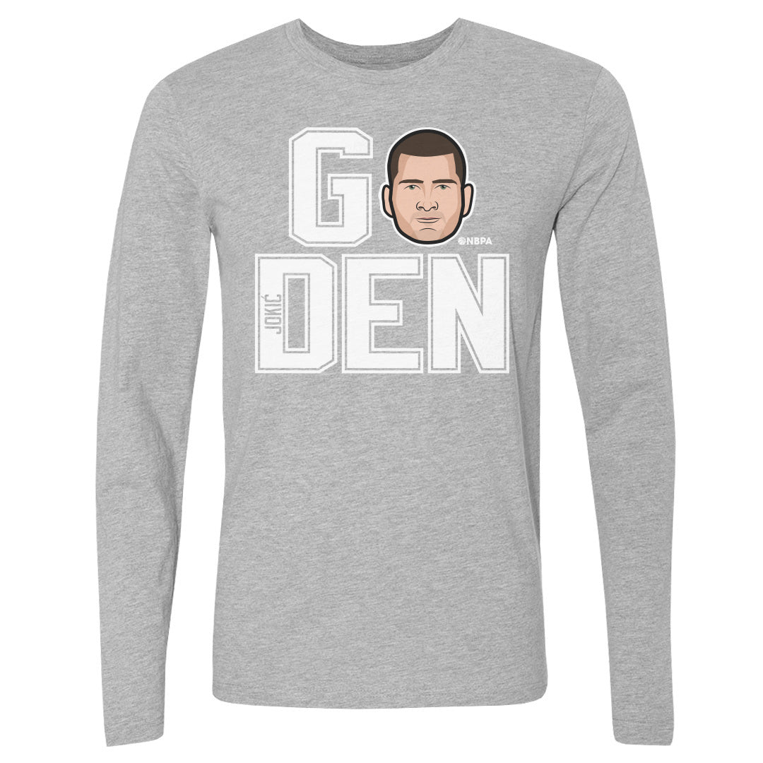 Nikola Jokic Men&#39;s Long Sleeve T-Shirt | 500 LEVEL