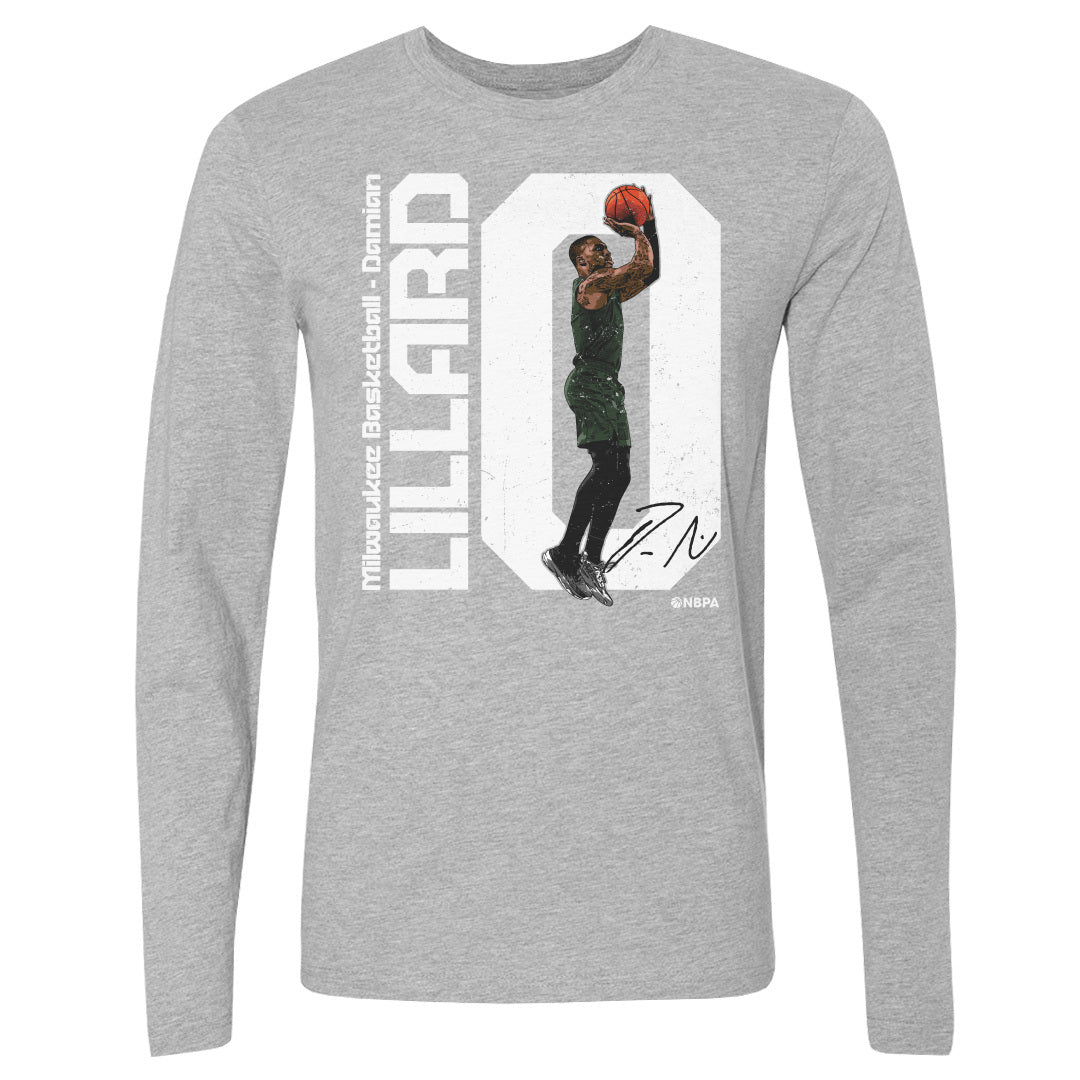 Damian Lillard Men&#39;s Long Sleeve T-Shirt | 500 LEVEL