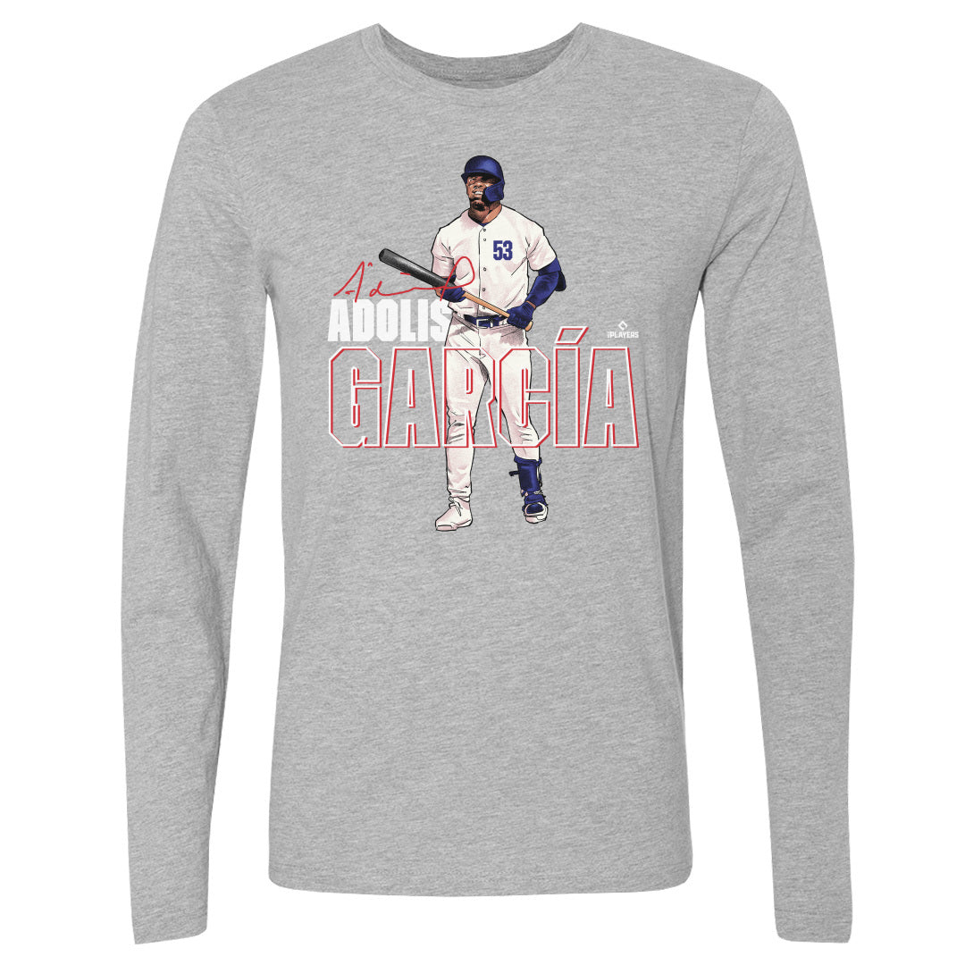 Adolis Garcia Men&#39;s Long Sleeve T-Shirt | 500 LEVEL