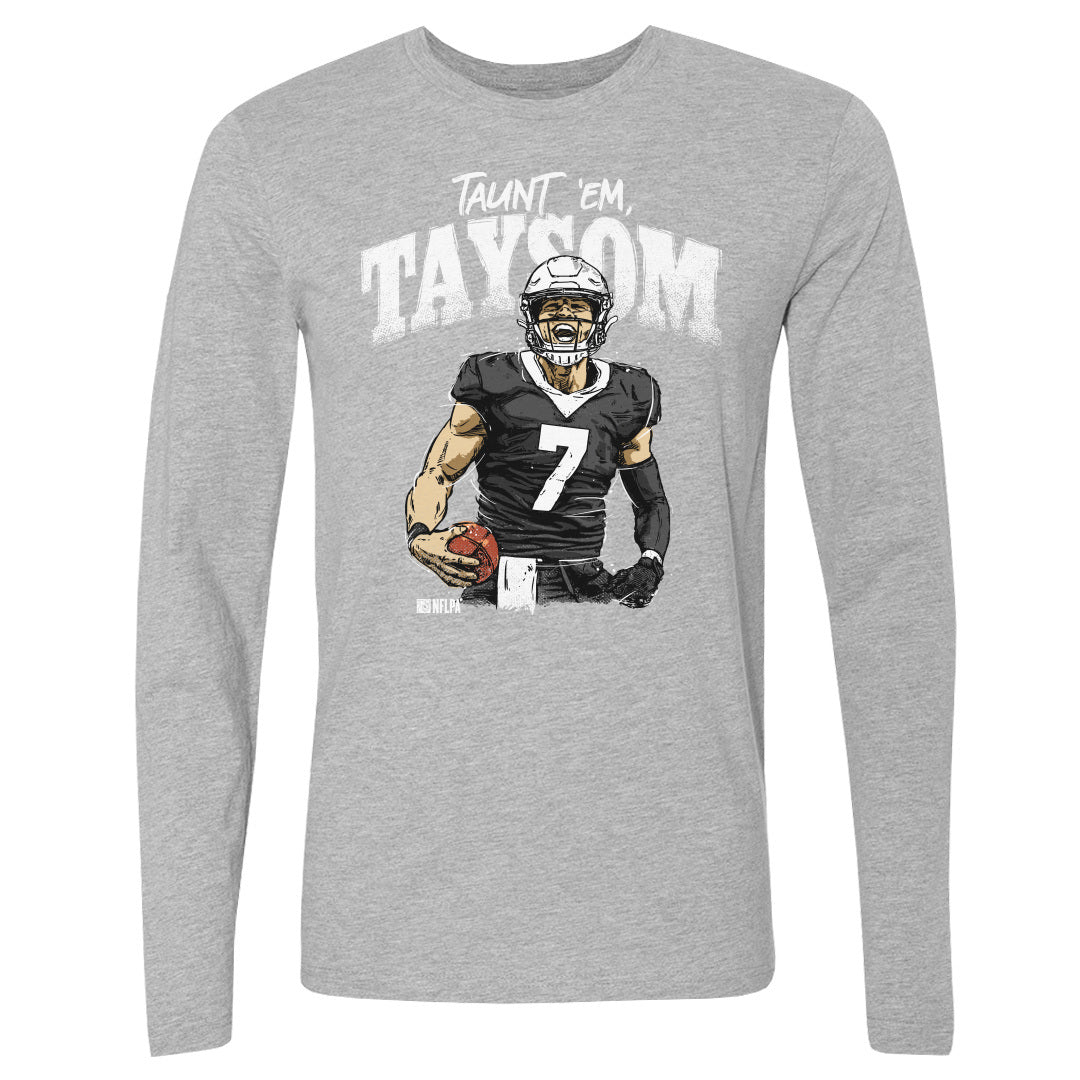 Taysom Hill Men&#39;s Long Sleeve T-Shirt | 500 LEVEL