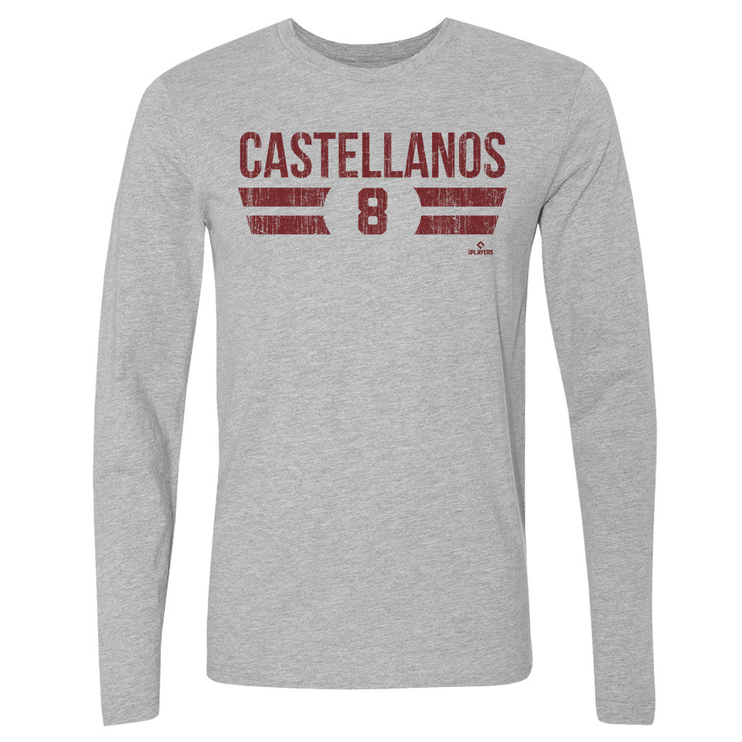 Nick Castellanos Men&#39;s Long Sleeve T-Shirt | 500 LEVEL