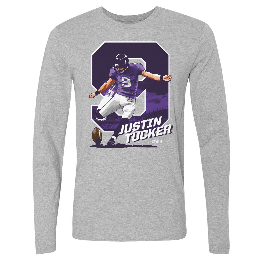 Justin Tucker Men&#39;s Long Sleeve T-Shirt | 500 LEVEL