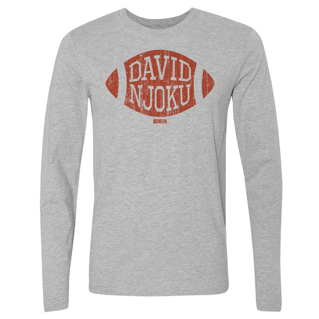 David Njoku Men&#39;s Long Sleeve T-Shirt | 500 LEVEL