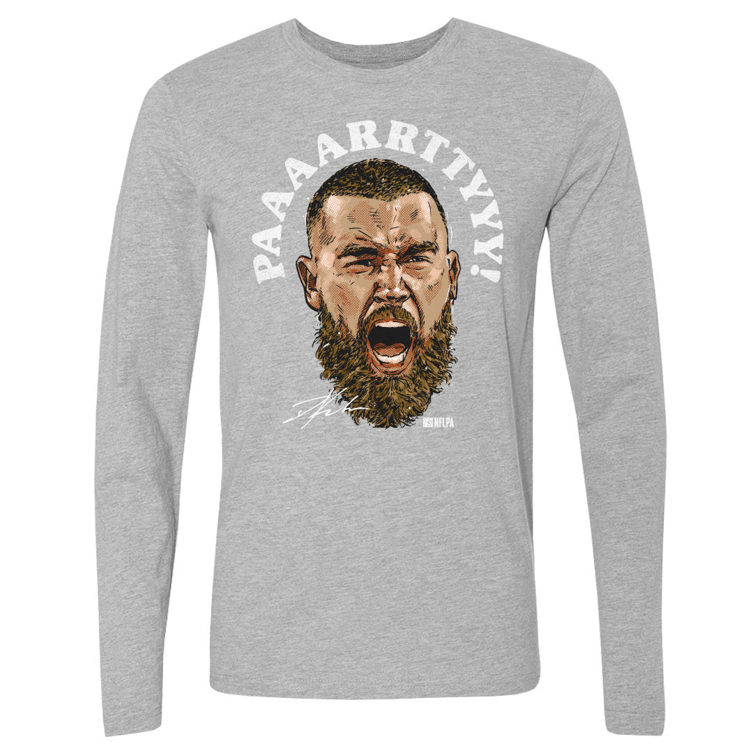 Travis Kelce Men&#39;s Long Sleeve T-Shirt | 500 LEVEL