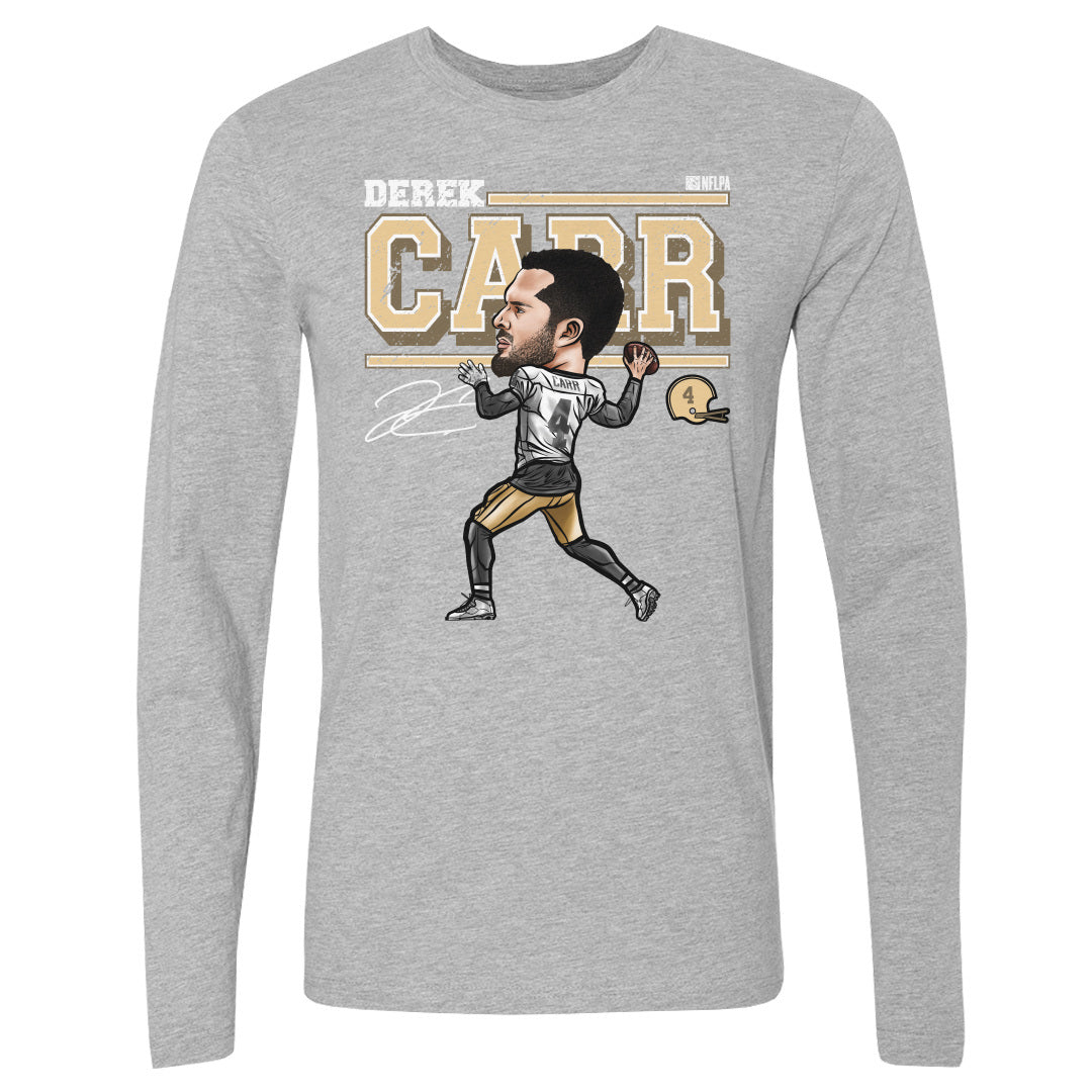 Derek Carr New Orleans Cartoon WHT