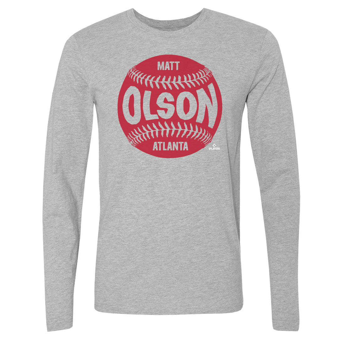 Matt Olson Men&#39;s Long Sleeve T-Shirt | 500 LEVEL