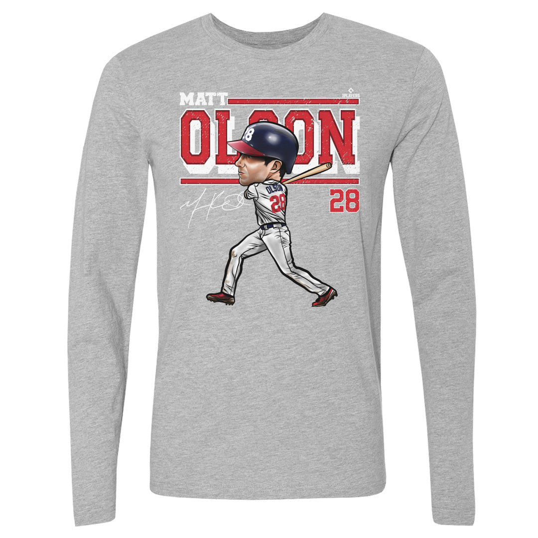 Matt Olson Men&#39;s Long Sleeve T-Shirt | 500 LEVEL