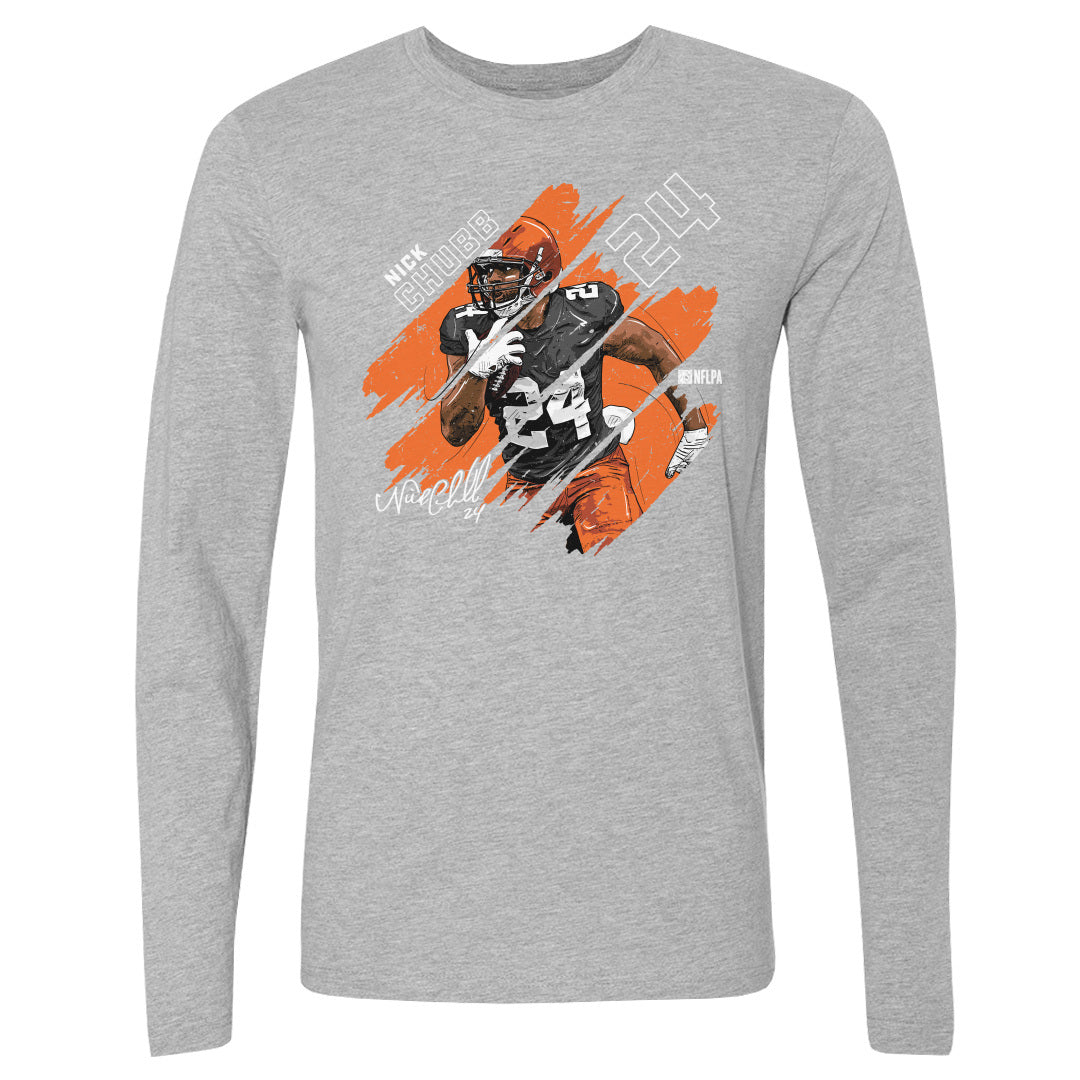 Nick Chubb Men&#39;s Long Sleeve T-Shirt | 500 LEVEL