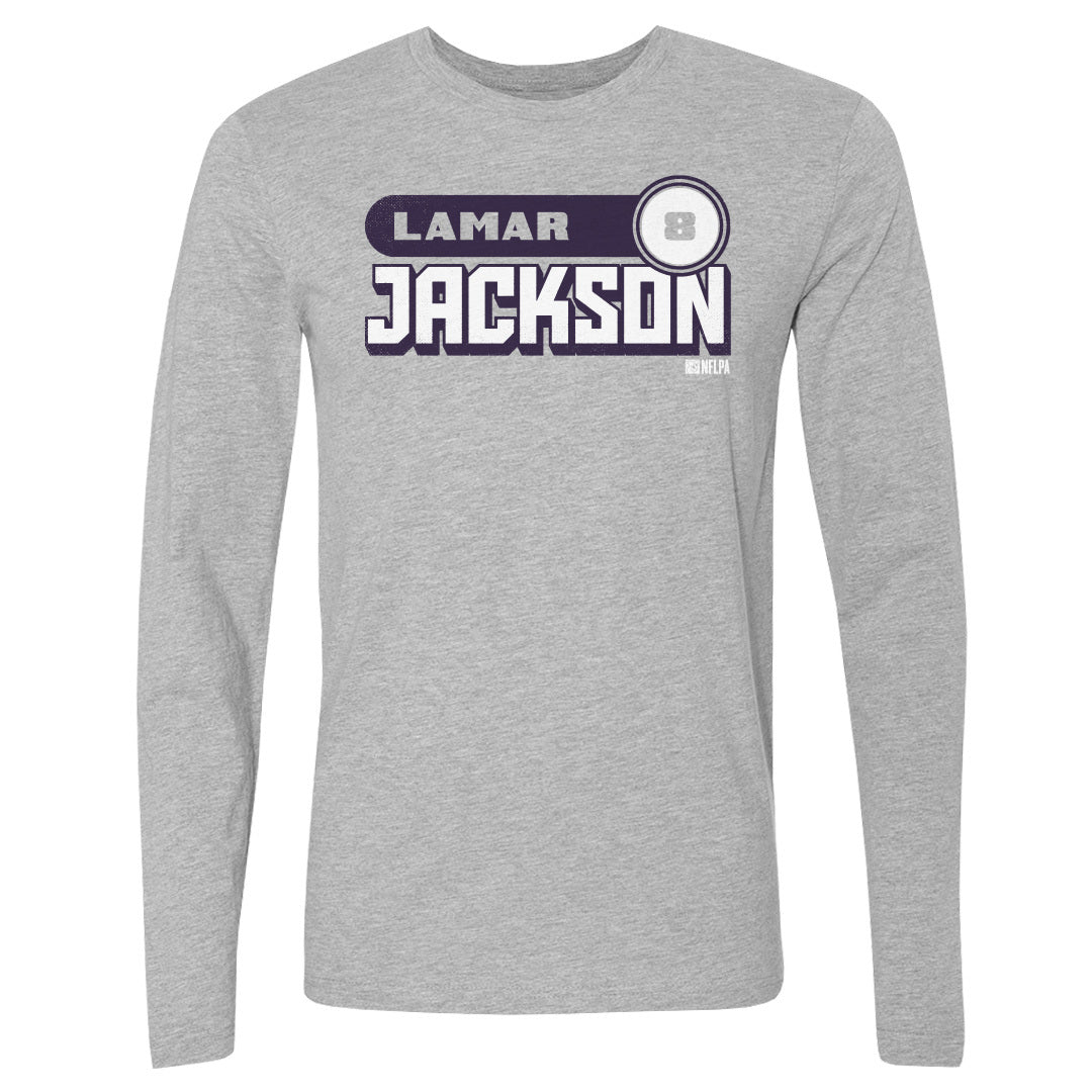 Lamar Jackson Men&#39;s Long Sleeve T-Shirt | 500 LEVEL