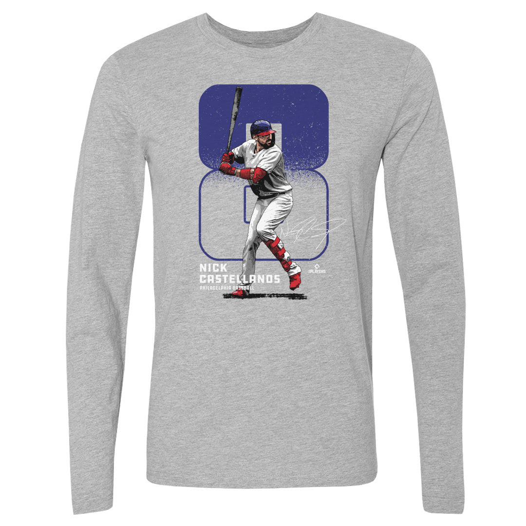 Nick Castellanos Men&#39;s Long Sleeve T-Shirt | 500 LEVEL