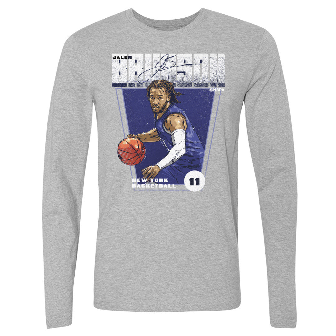 Jalen Brunson Men&#39;s Long Sleeve T-Shirt | 500 LEVEL