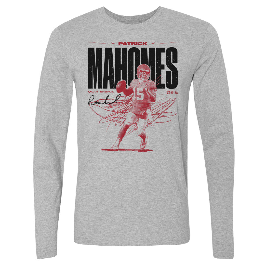 Patrick Mahomes Men&#39;s Long Sleeve T-Shirt | 500 LEVEL