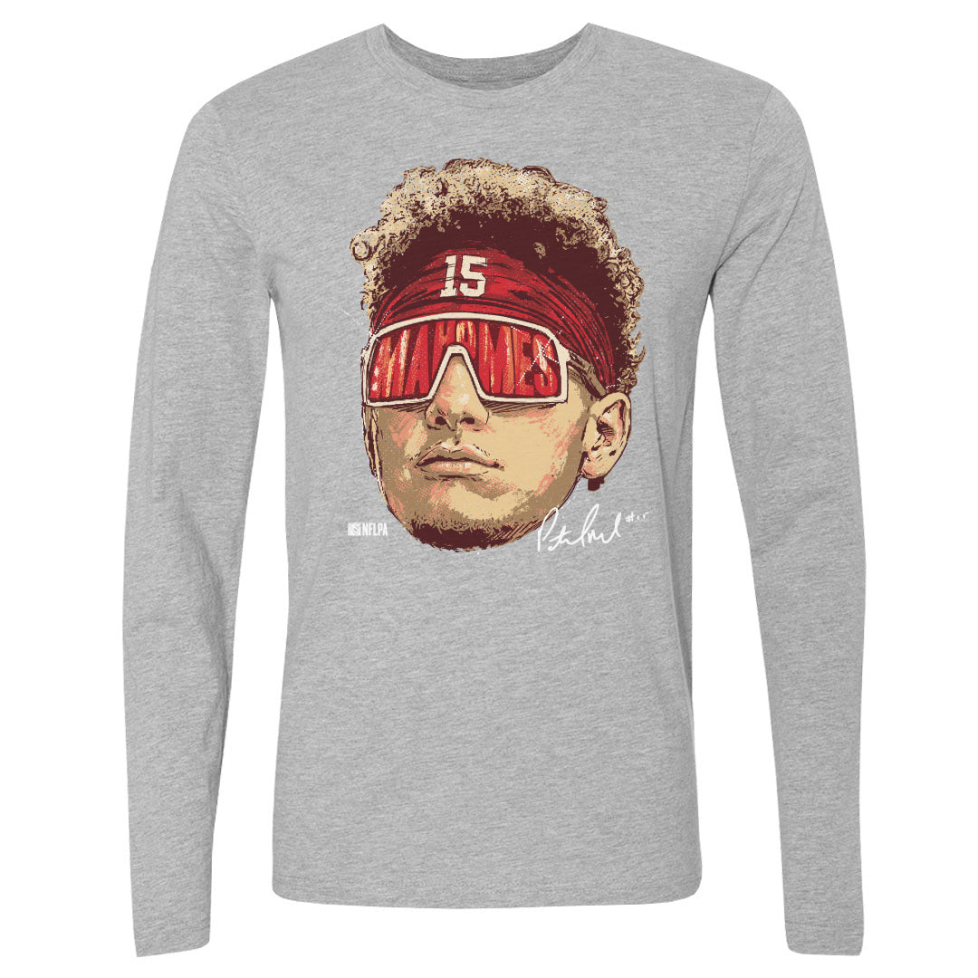 Patrick Mahomes II Black Long Sleeve Crew Neck MVP Pullover T