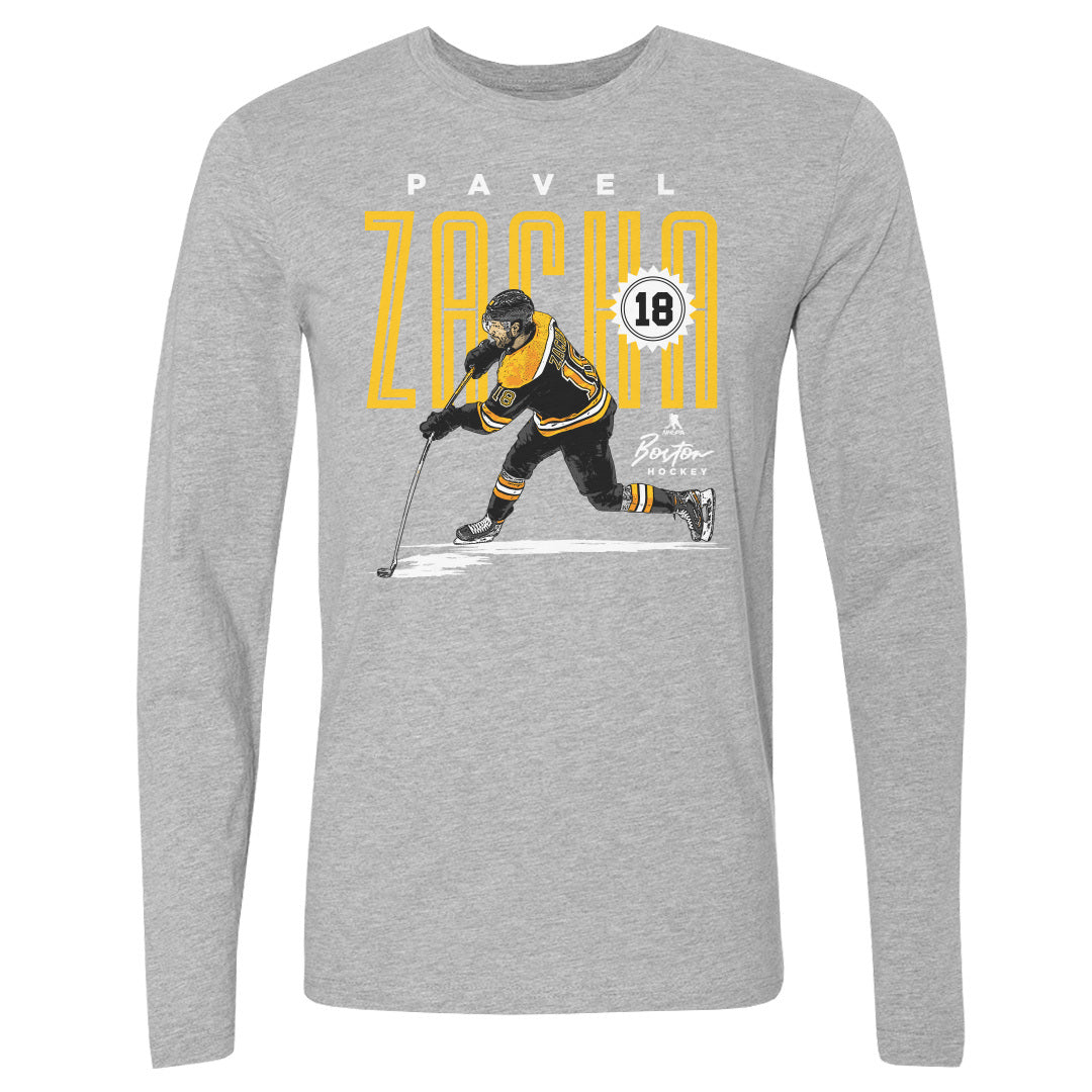 Pavel Zacha Men&#39;s Long Sleeve T-Shirt | 500 LEVEL