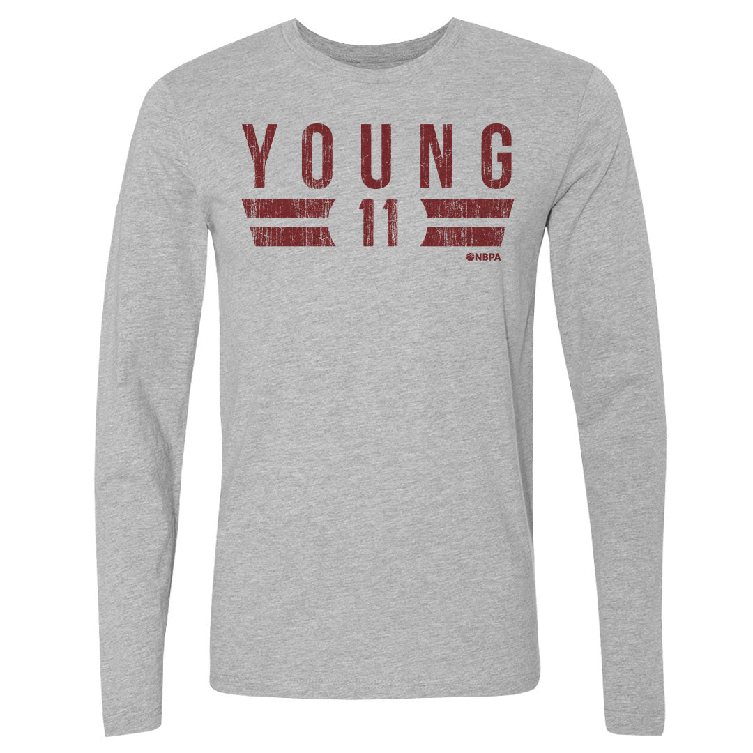 Trae Young Men&#39;s Long Sleeve T-Shirt | 500 LEVEL