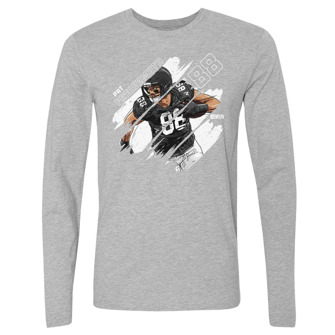 Pat Freiermuth Men's Long Sleeve T-Shirt 3601, Pittsburgh Football Men's  Long Sleeve T-Shirt