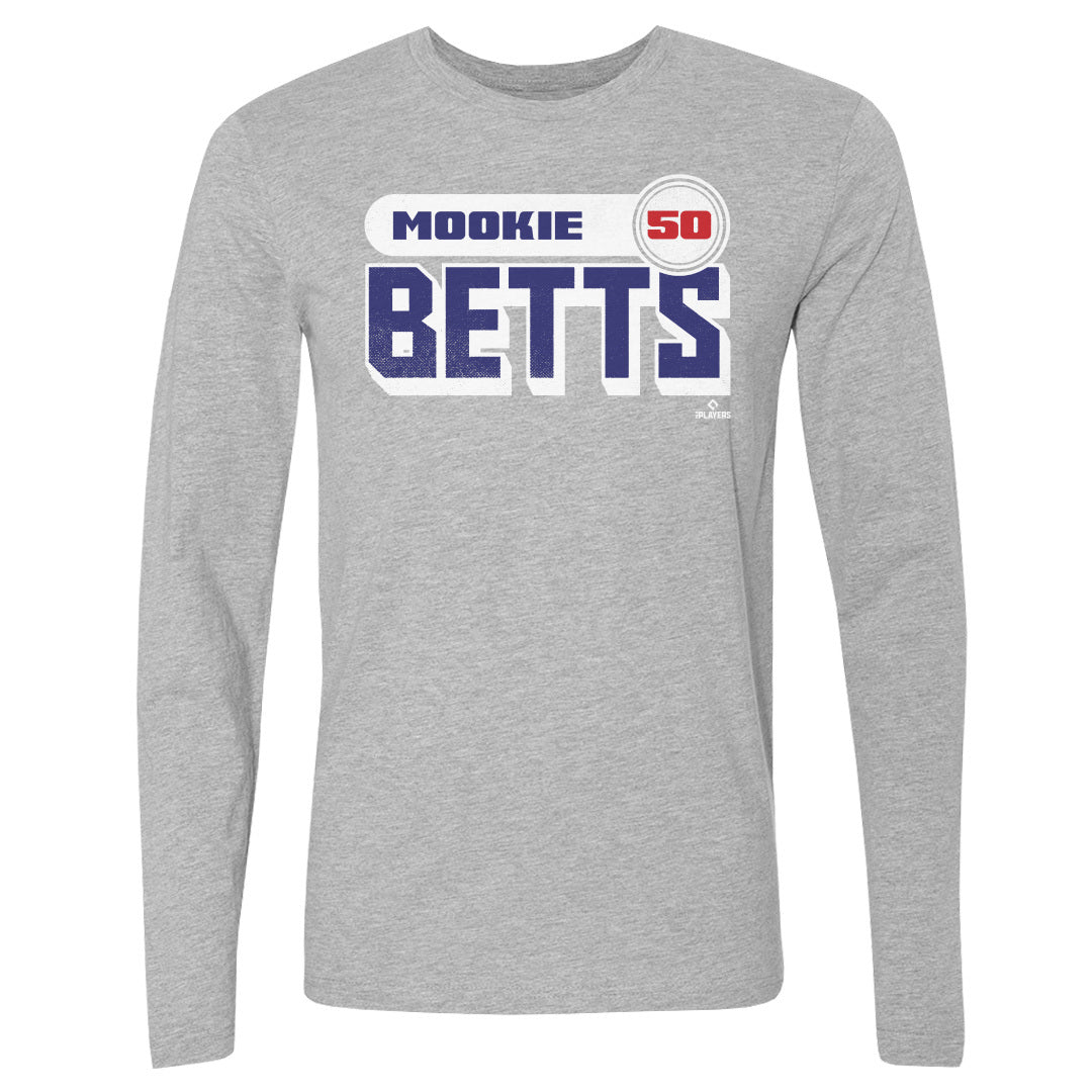 Mookie Betts Men&#39;s Long Sleeve T-Shirt | 500 LEVEL