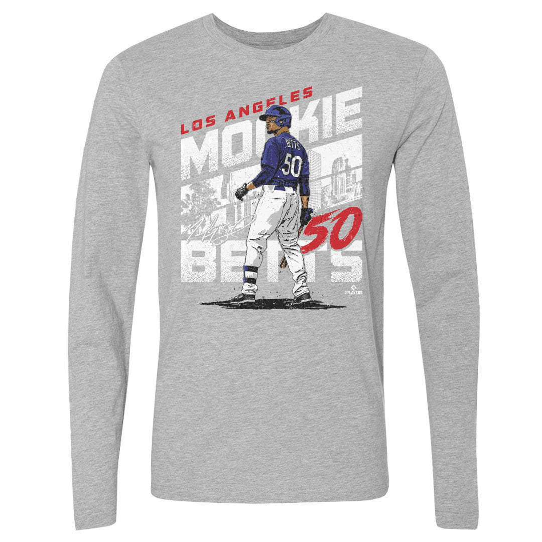 Mookie Betts Men&#39;s Long Sleeve T-Shirt | 500 LEVEL