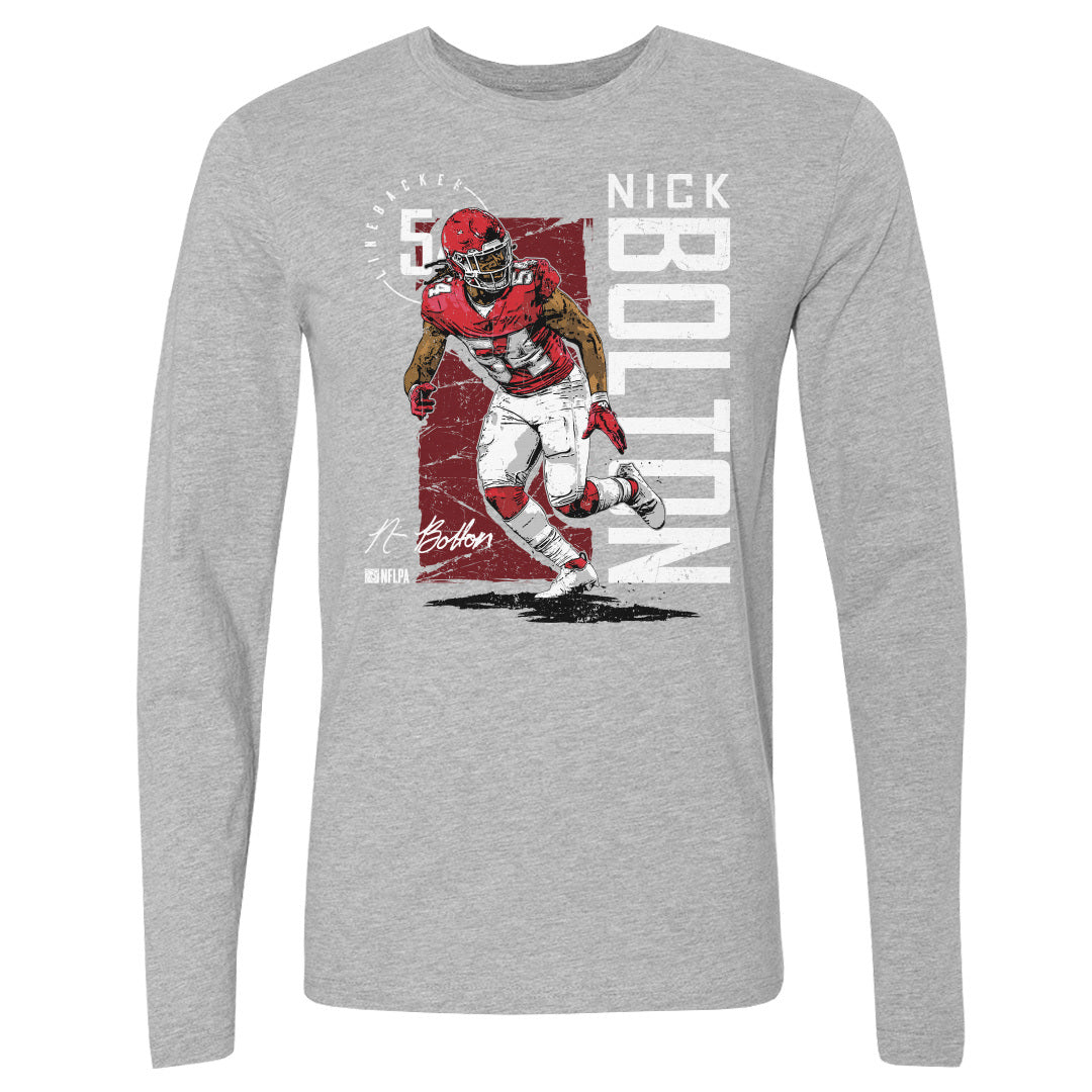 Nick Bolton Men&#39;s Long Sleeve T-Shirt | 500 LEVEL