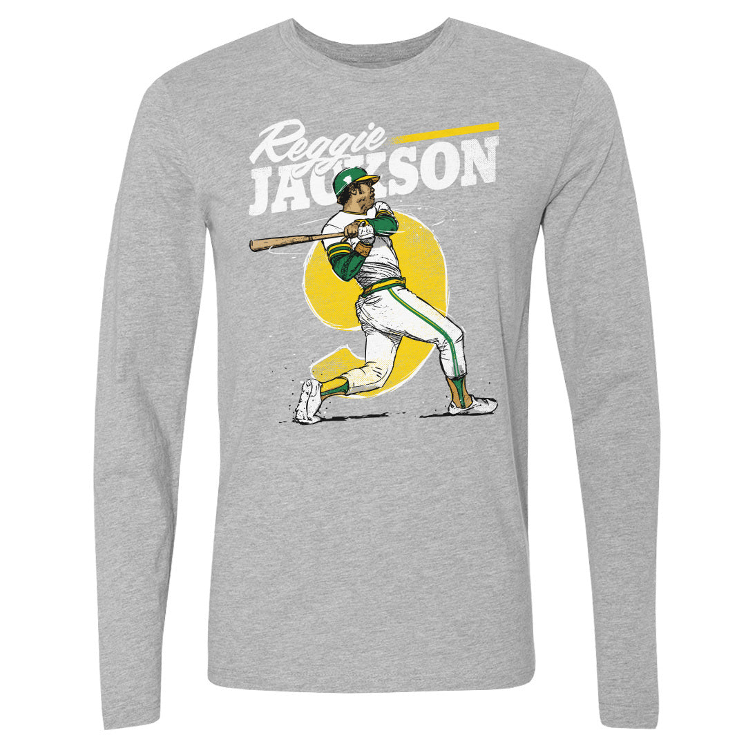 Reggie Jackson Men&#39;s Long Sleeve T-Shirt | 500 LEVEL