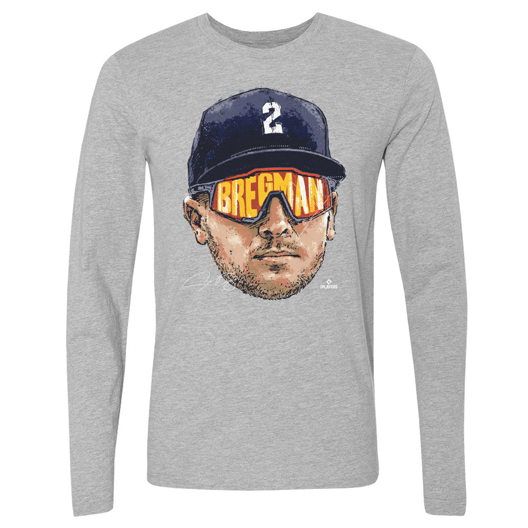 Alex Bregman Men&#39;s Long Sleeve T-Shirt | 500 LEVEL