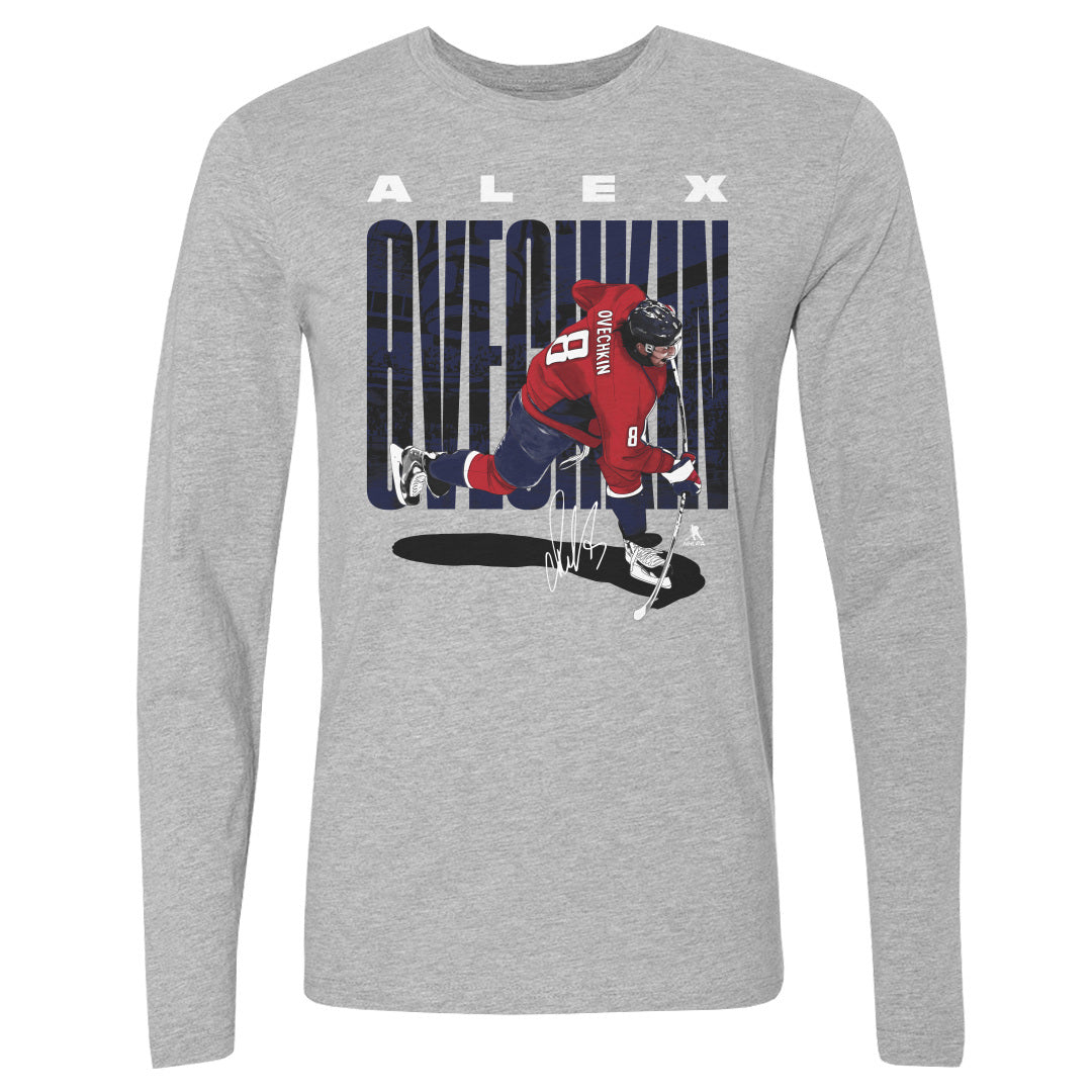 Alex Ovechkin Men&#39;s Long Sleeve T-Shirt | 500 LEVEL