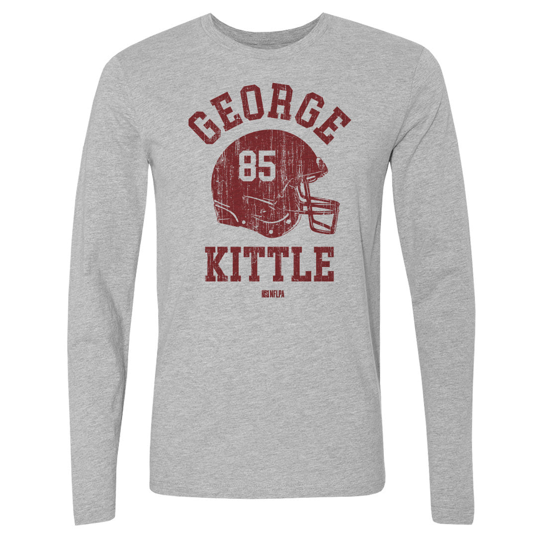 George Kittle Men&#39;s Long Sleeve T-Shirt | 500 LEVEL