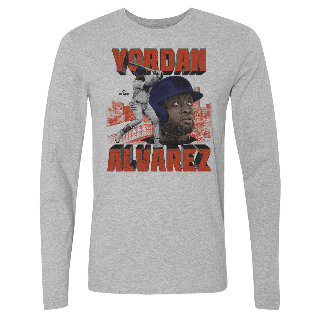 Yordan Alvarez Men&#39;s Long Sleeve T-Shirt | 500 LEVEL