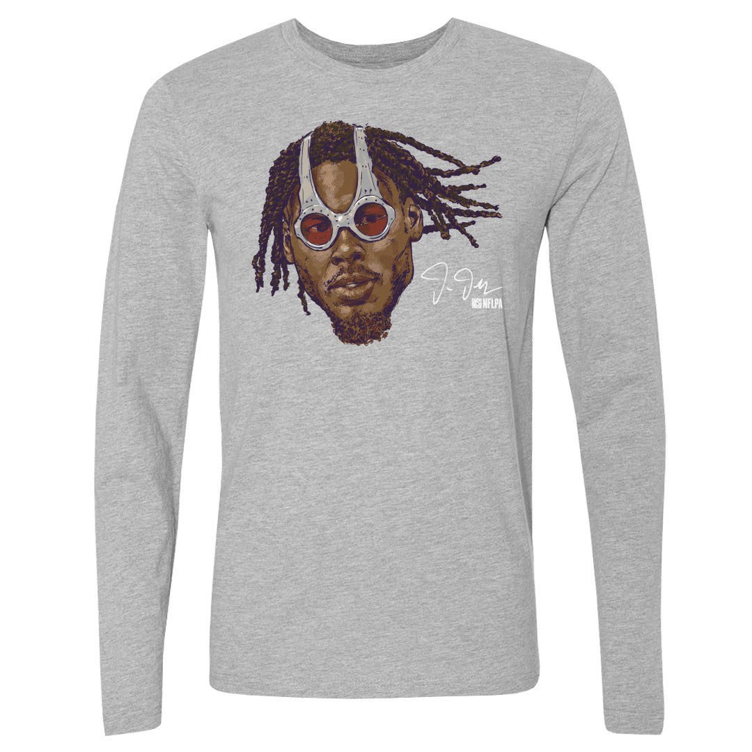 Justin Jefferson Men&#39;s Long Sleeve T-Shirt | 500 LEVEL