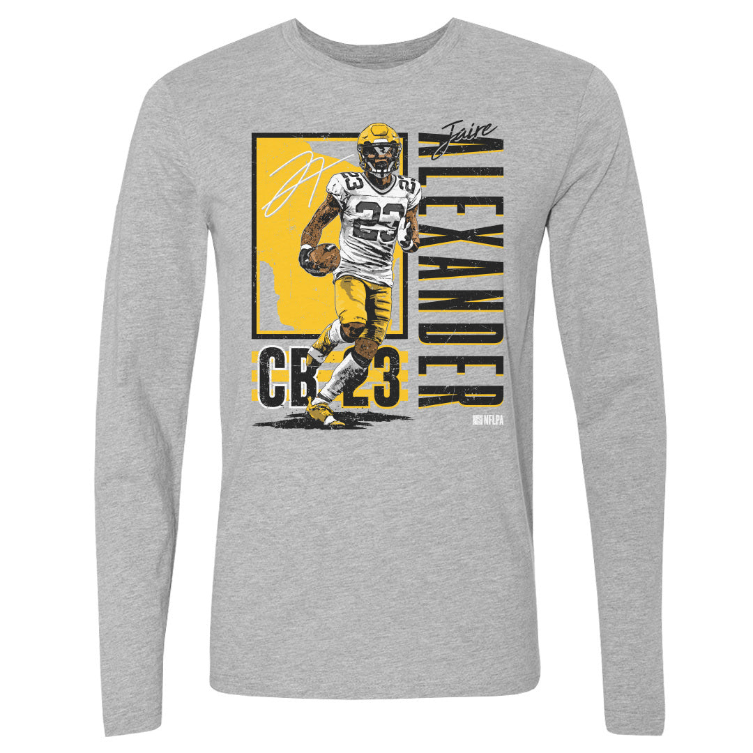 Jaire Alexander Men&#39;s Long Sleeve T-Shirt | 500 LEVEL