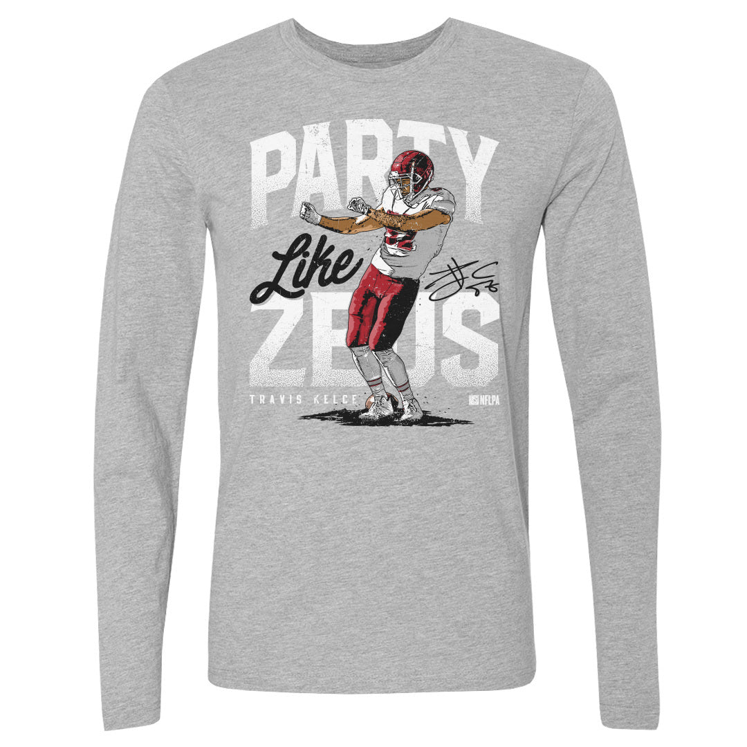 Travis Kelce Men&#39;s Long Sleeve T-Shirt | 500 LEVEL