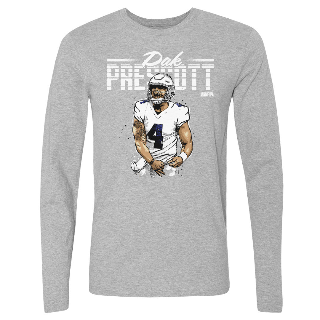 Dak Prescott Men&#39;s Long Sleeve T-Shirt | 500 LEVEL