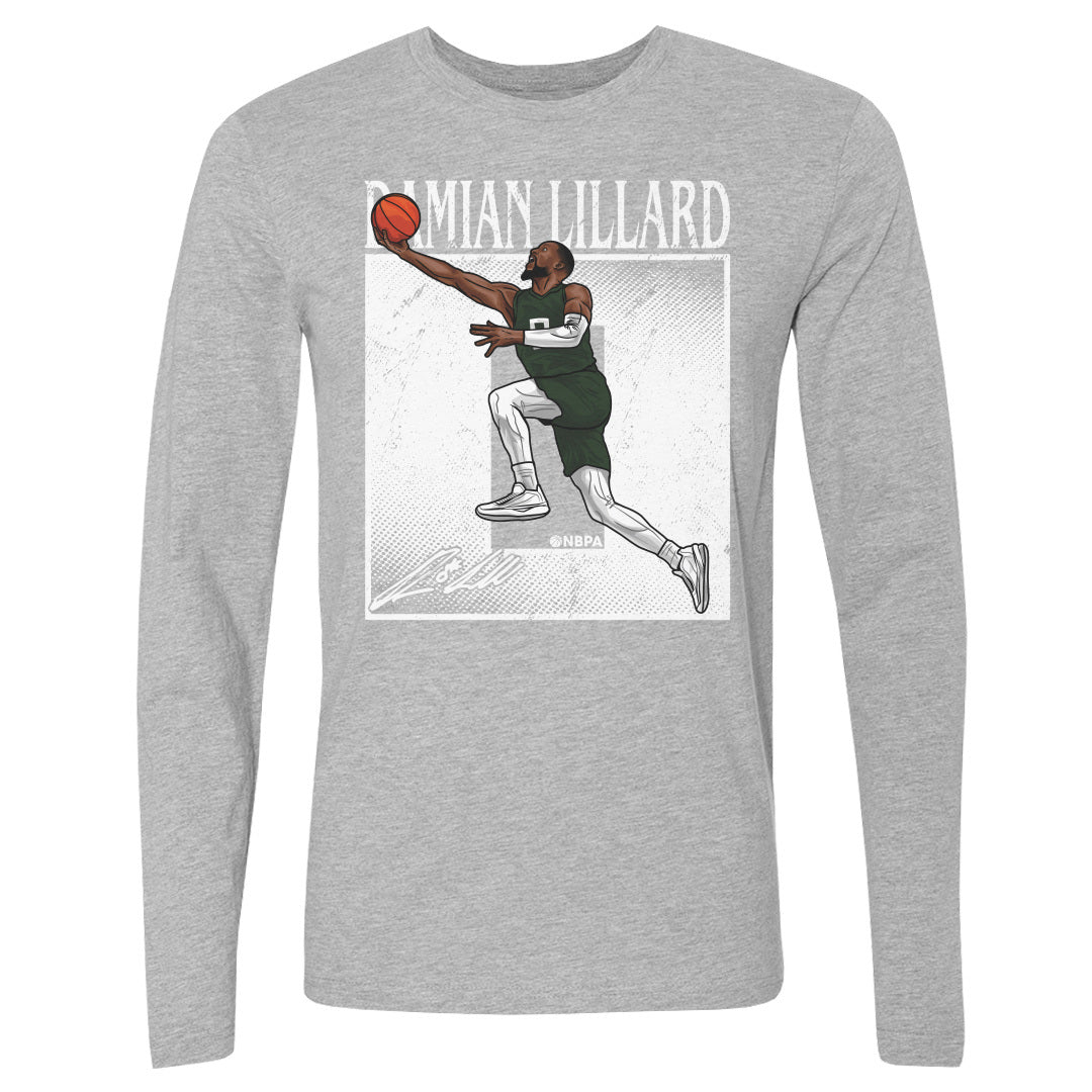 Damian Lillard Men&#39;s Long Sleeve T-Shirt | 500 LEVEL