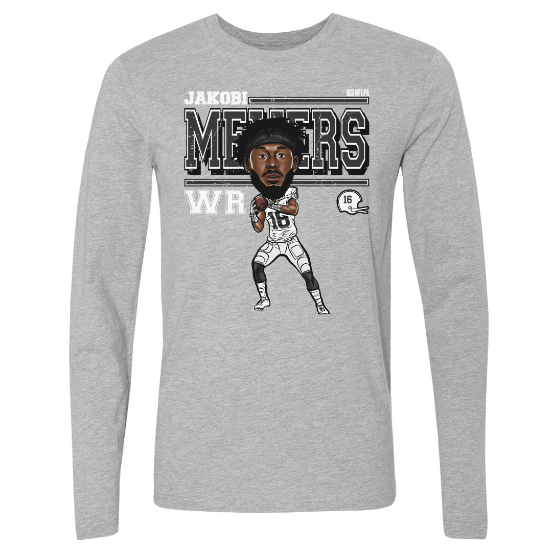 Jakobi Meyers Men&#39;s Long Sleeve T-Shirt | 500 LEVEL