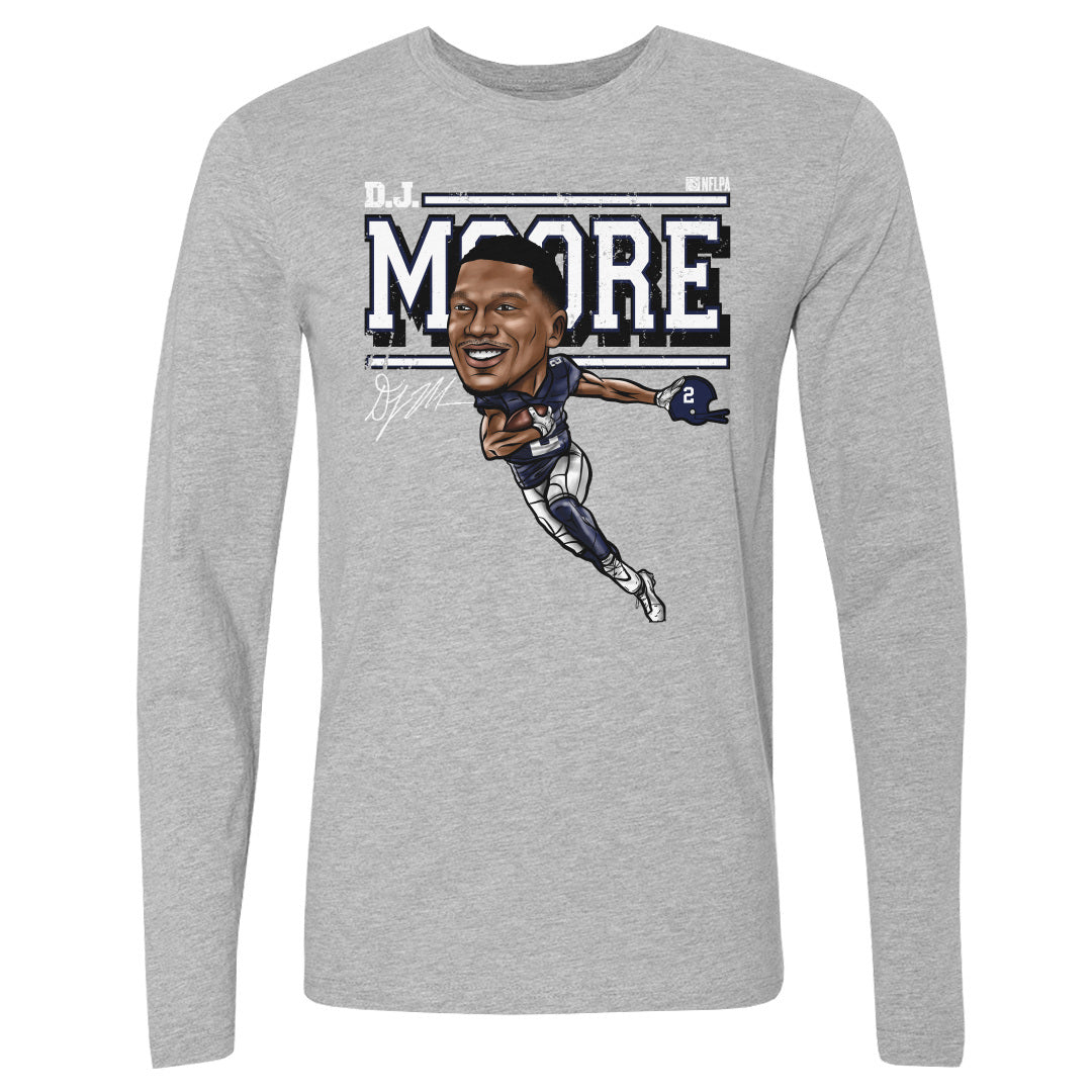 D.J. Moore Men&#39;s Long Sleeve T-Shirt | 500 LEVEL