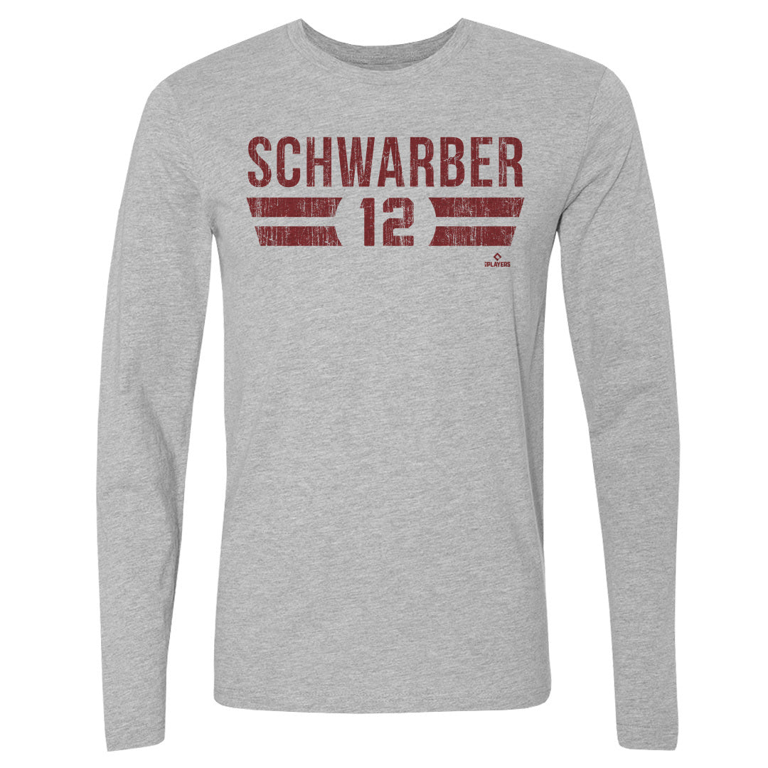 Kyle Schwarber Men&#39;s Long Sleeve T-Shirt | 500 LEVEL