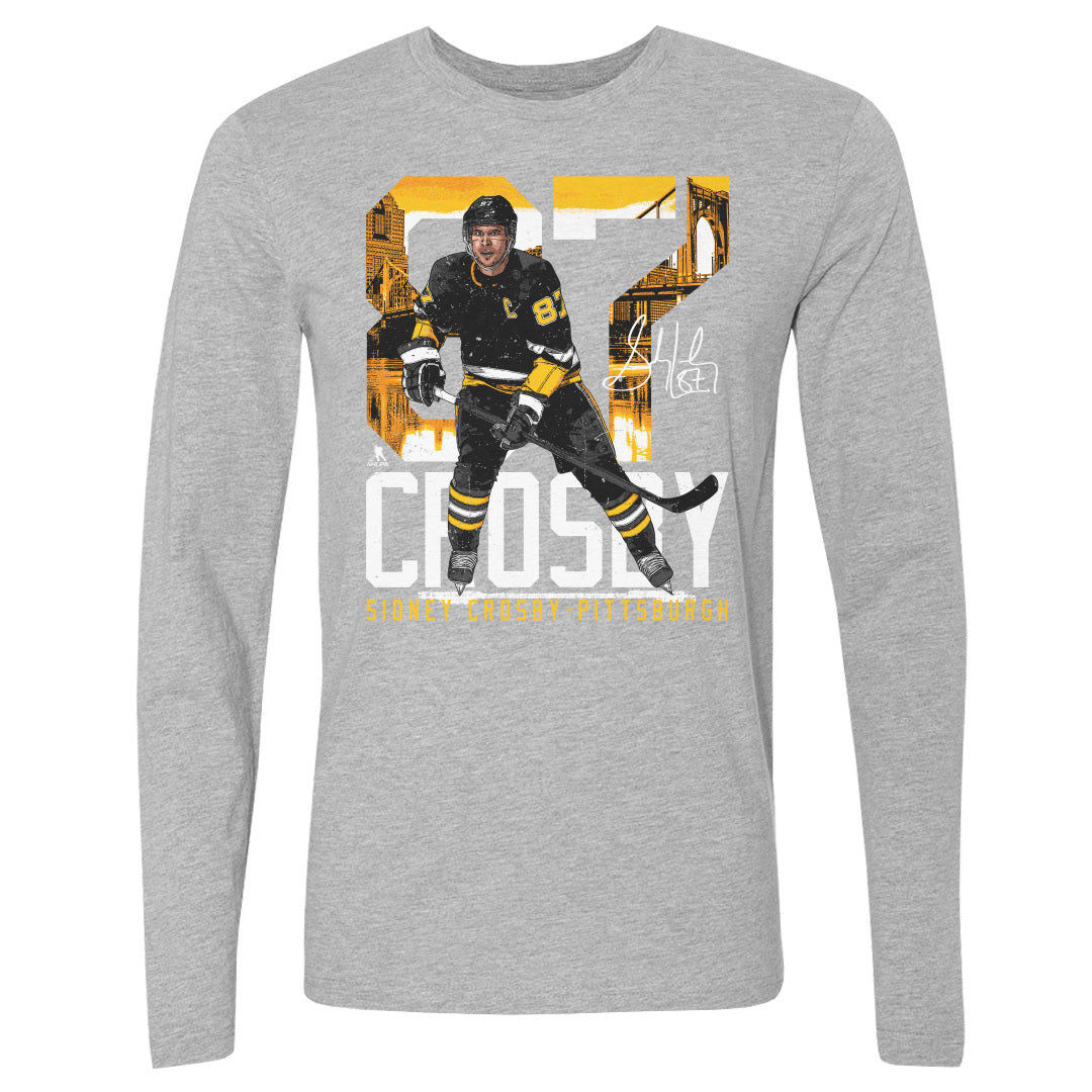 Sidney Crosby Men&#39;s Long Sleeve T-Shirt | 500 LEVEL