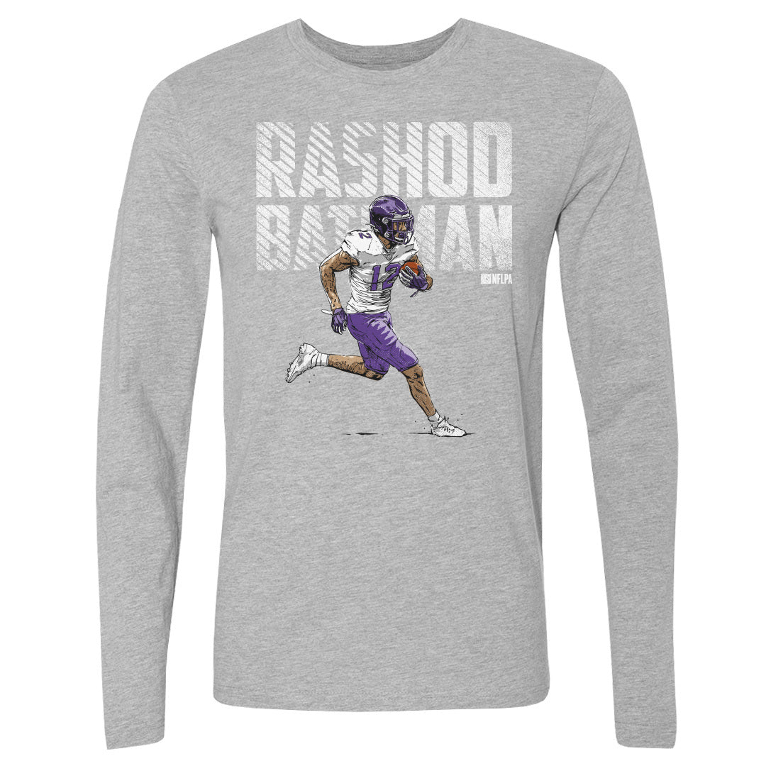 Rashod Bateman Men&#39;s Long Sleeve T-Shirt | 500 LEVEL