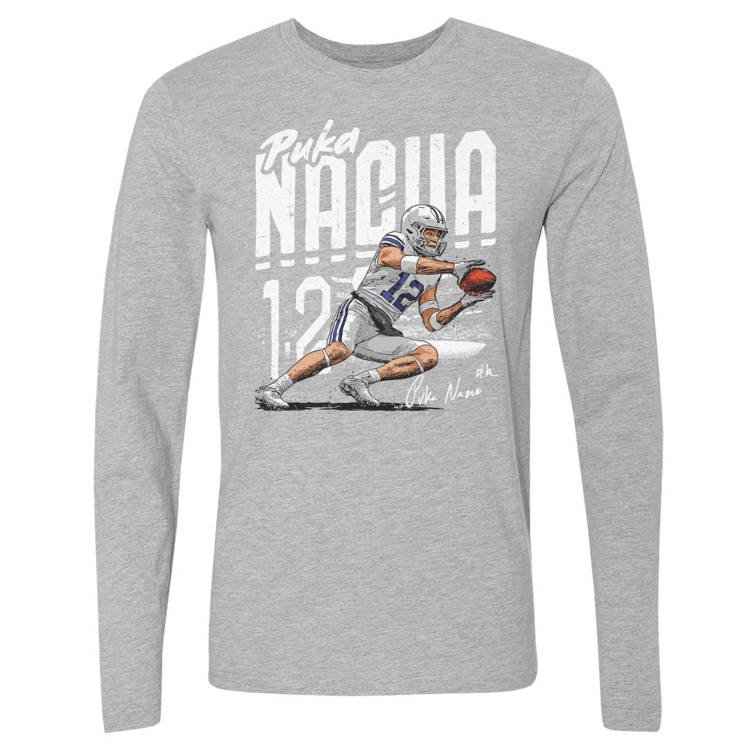 Puka Nacua Men&#39;s Long Sleeve T-Shirt | 500 LEVEL