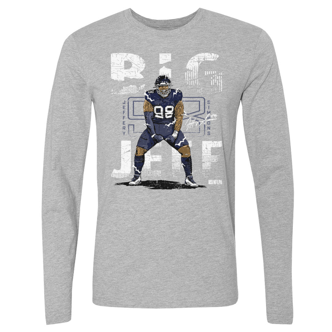 Javonte Williams Men's Long Sleeve T-Shirt 3601, Denver Football Men's  Long Sleeve T-Shirt