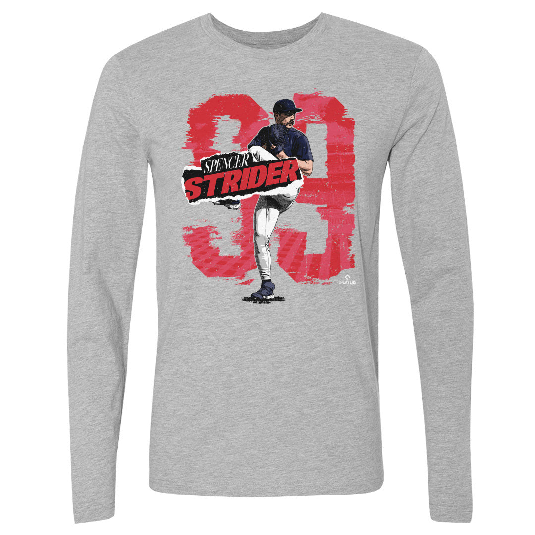 Spencer Strider Men&#39;s Long Sleeve T-Shirt | 500 LEVEL